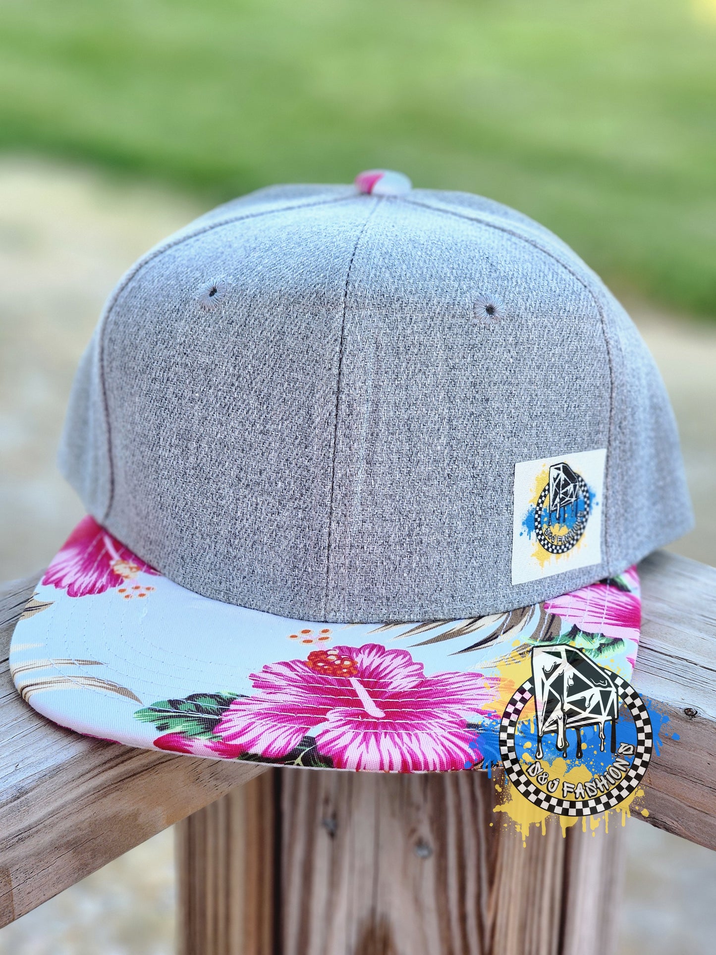 Hawaiian Floral Summer Snapback