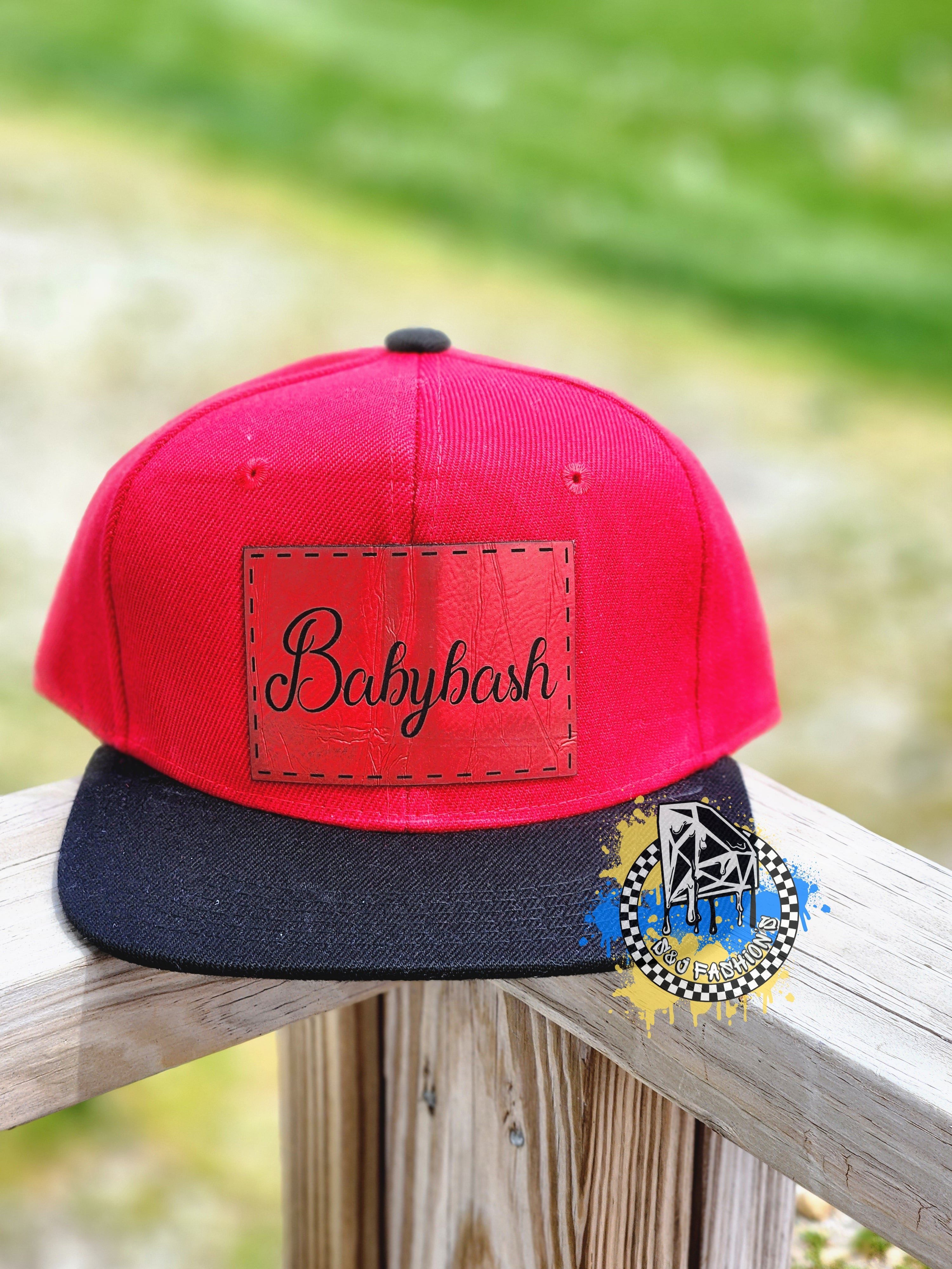 Red & Black Snapback Hat