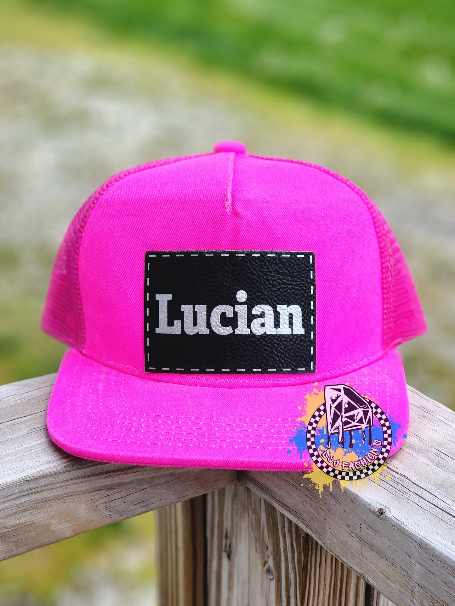 Neon Hot Pink Trucker Snapback Hat