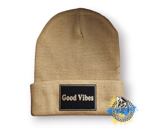 Good Vibes Patch Beanie