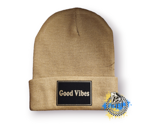 Good Vibes Patch Beanie