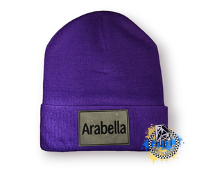 Personalized Patch Name Beanie