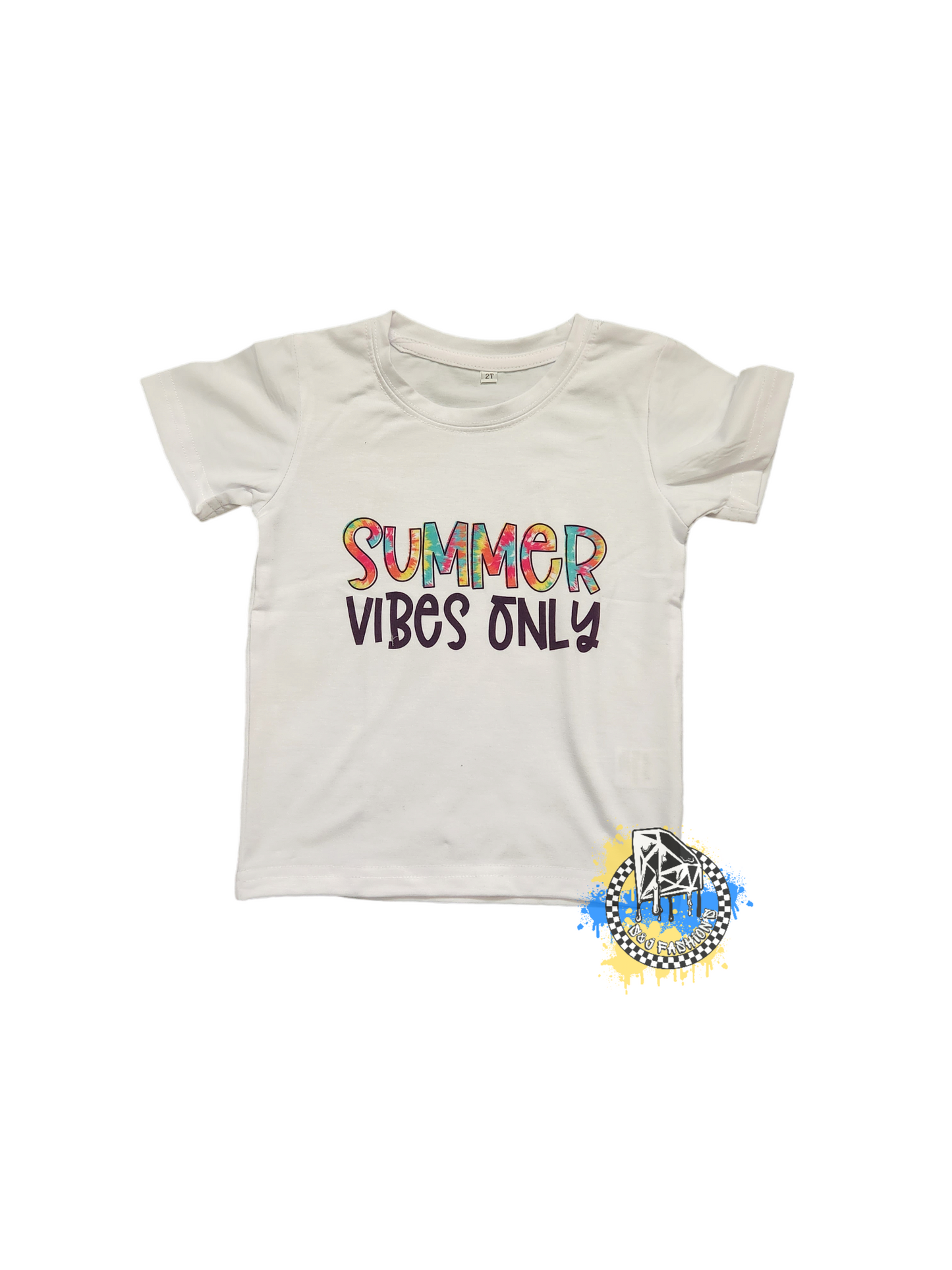 Summer Vibes Only Girls Shirt Boys Shirt Ladies Shirt Mens Shirt