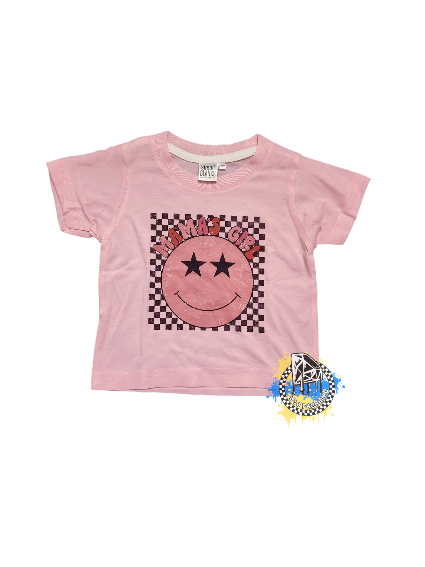 Retro Smiley Mama's Girl Shirt