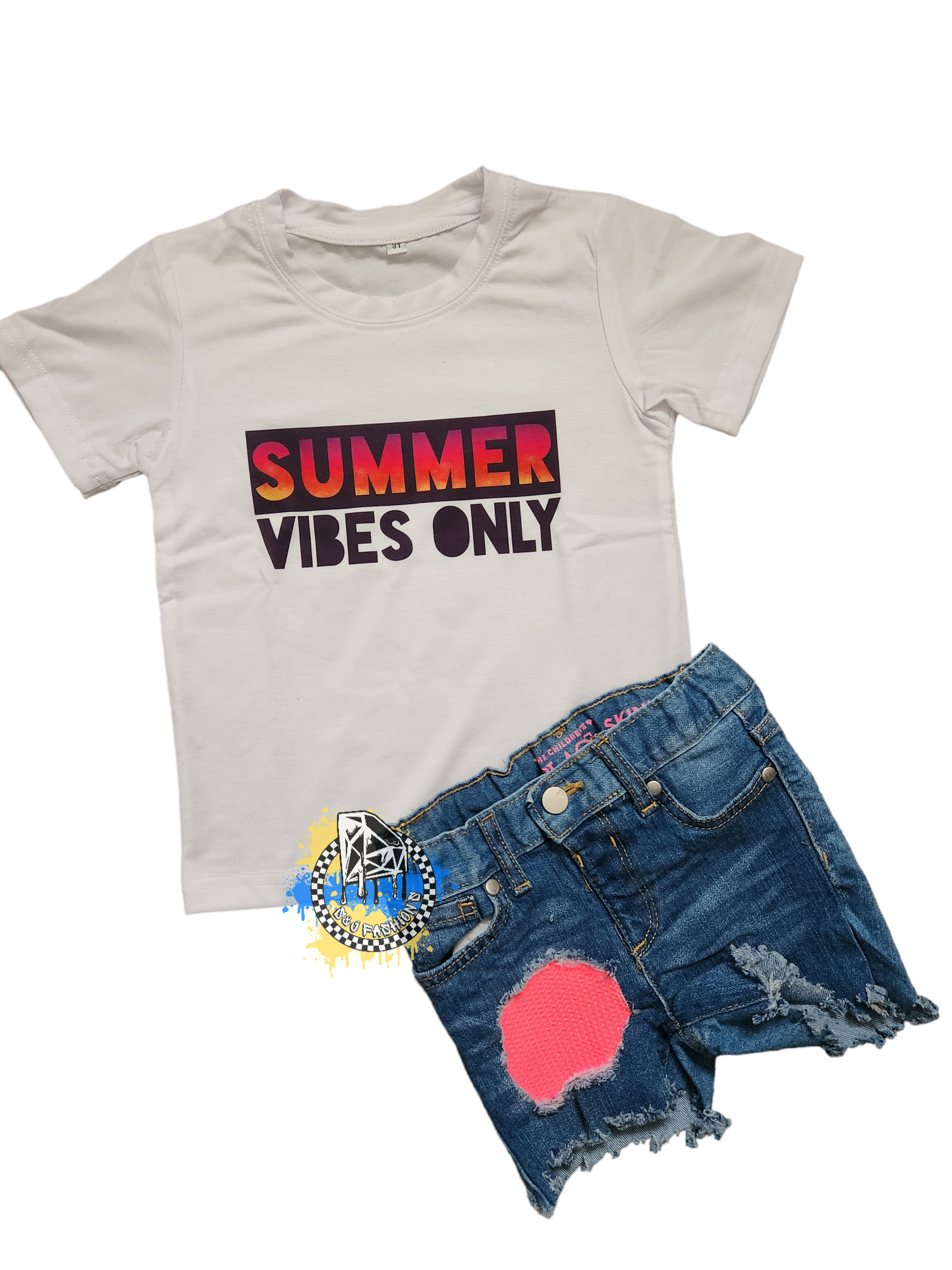 Summer Vibes Girls Shirt Boys Shirts