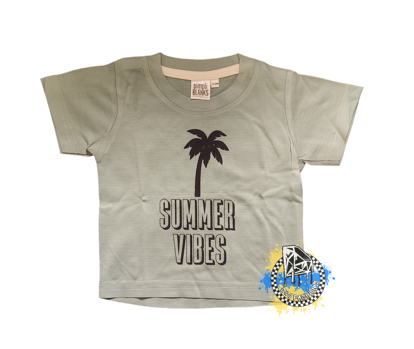 Summer Vibes Girls Shirt boys Shirt