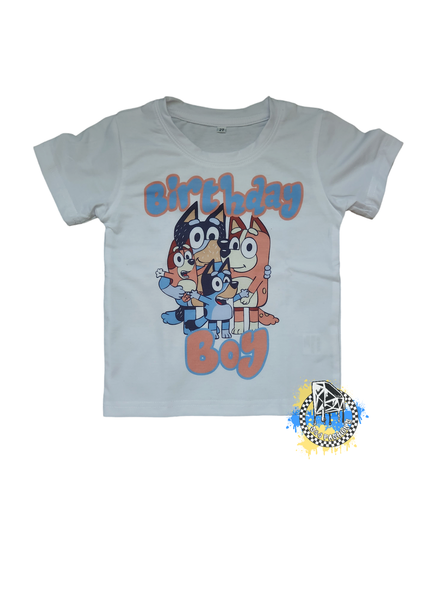 Birthday Bluey Girls Shirt Boys Shirt