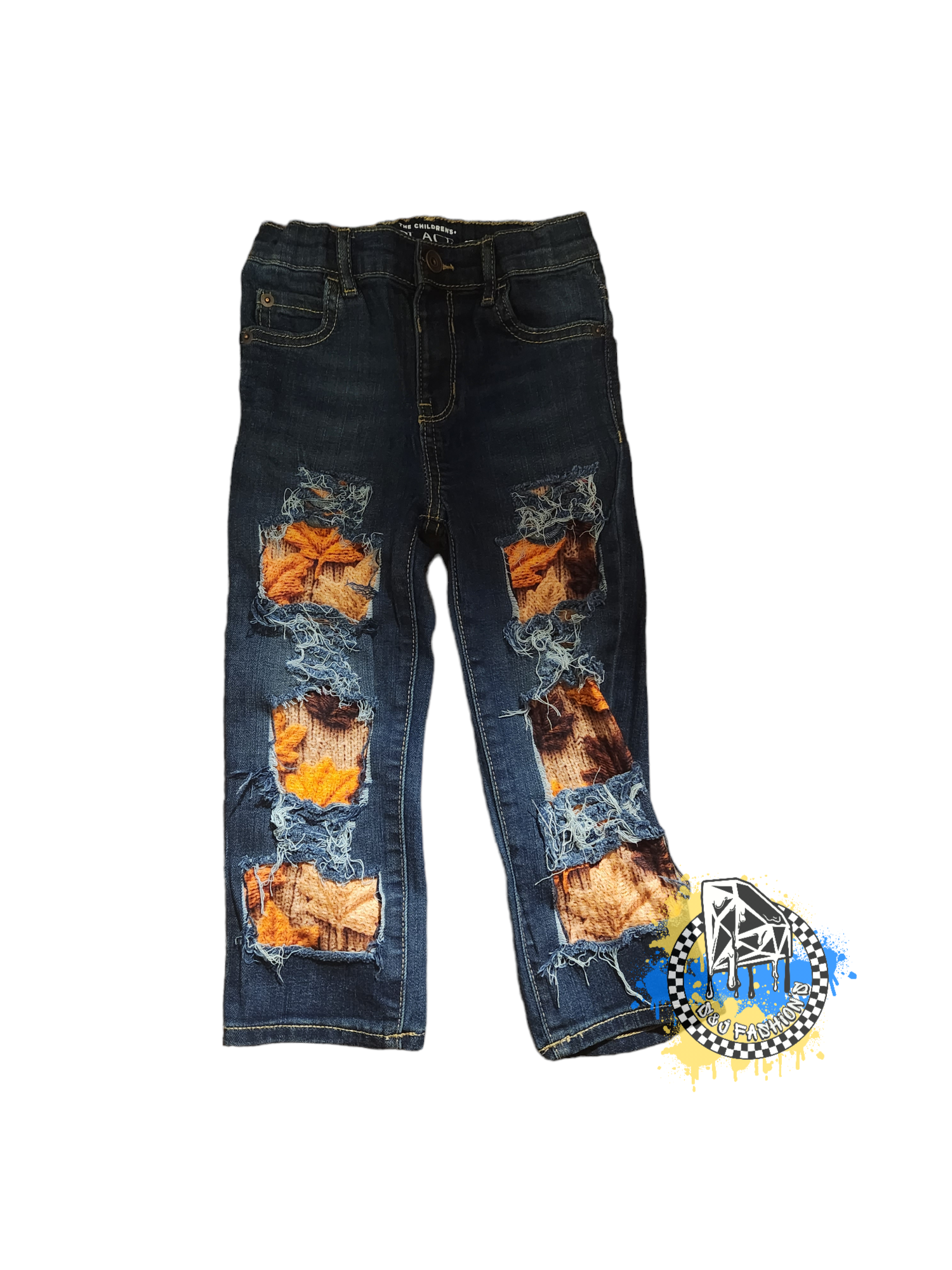 Fall Boys Distressed Jeans Girls Distressed Jeans