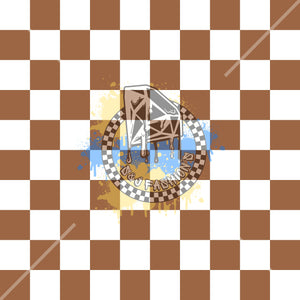 Light Brown Checker Handmade