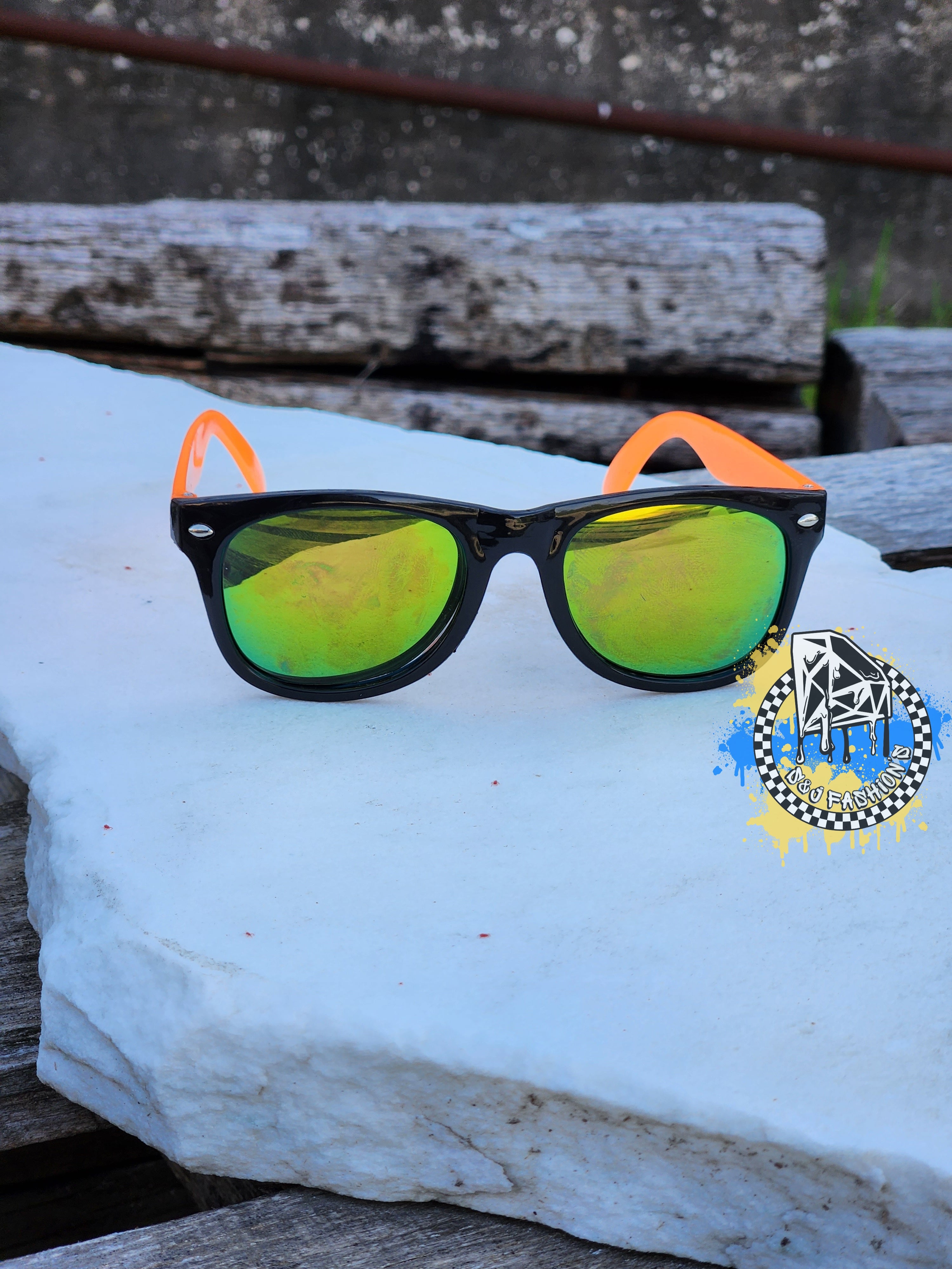 Neon Orange Toddler Sunnies RTS