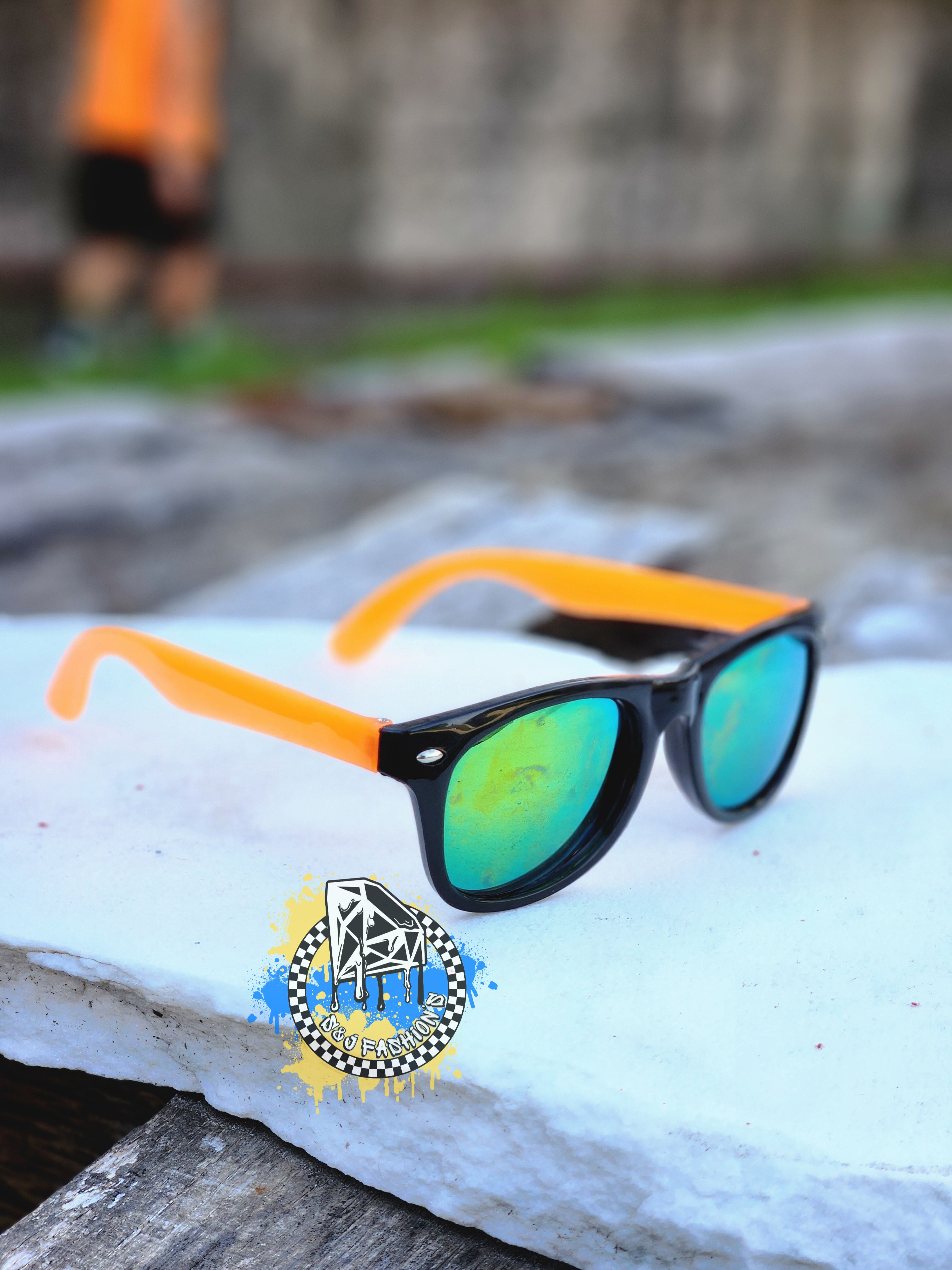 Neon Orange Toddler Sunnies RTS