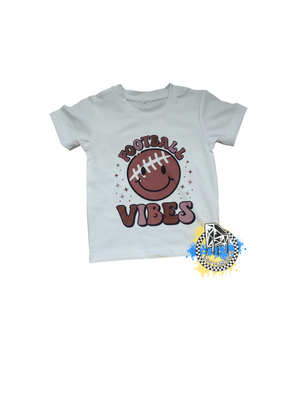 Football Vibes Ladies Shirt Girls Shirt Boys Shirt