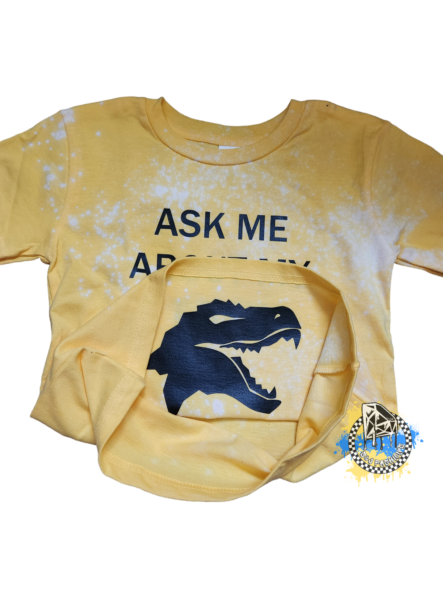 Ask Me About My T Rex Boys Shirt Girls Shirt