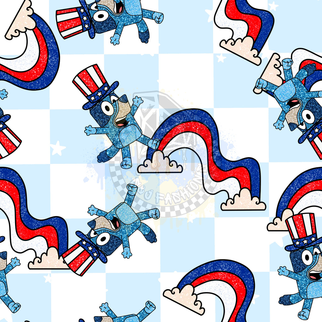 Bluey 4th of July Handmade