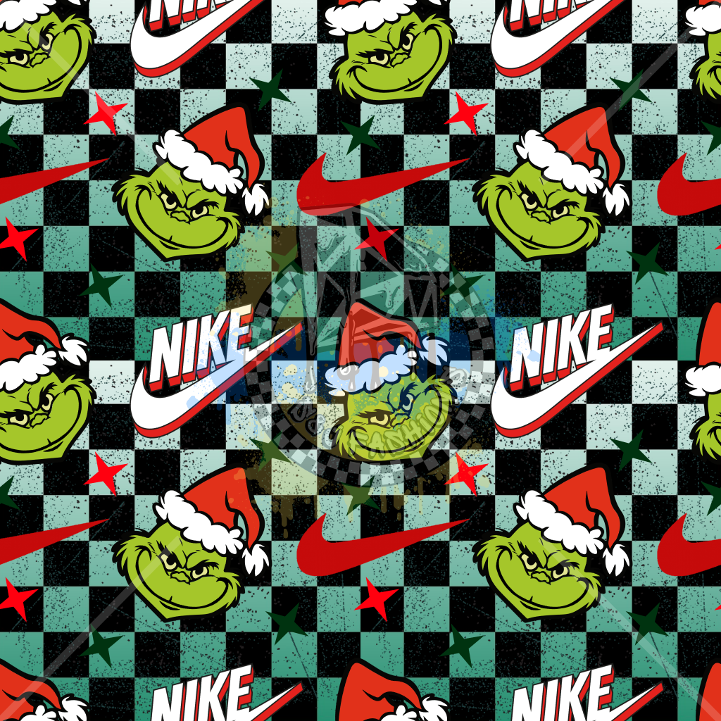 Nike Grinch Christmas Handmade