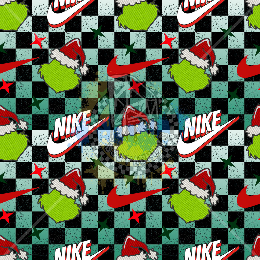 Nike Grinch Christmas Handmade