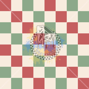 Christmas Checker Handmade