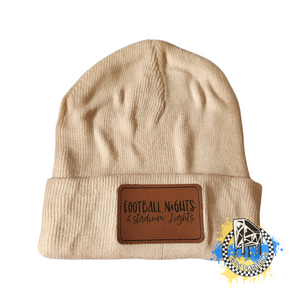 Football Nights Patch Beanie