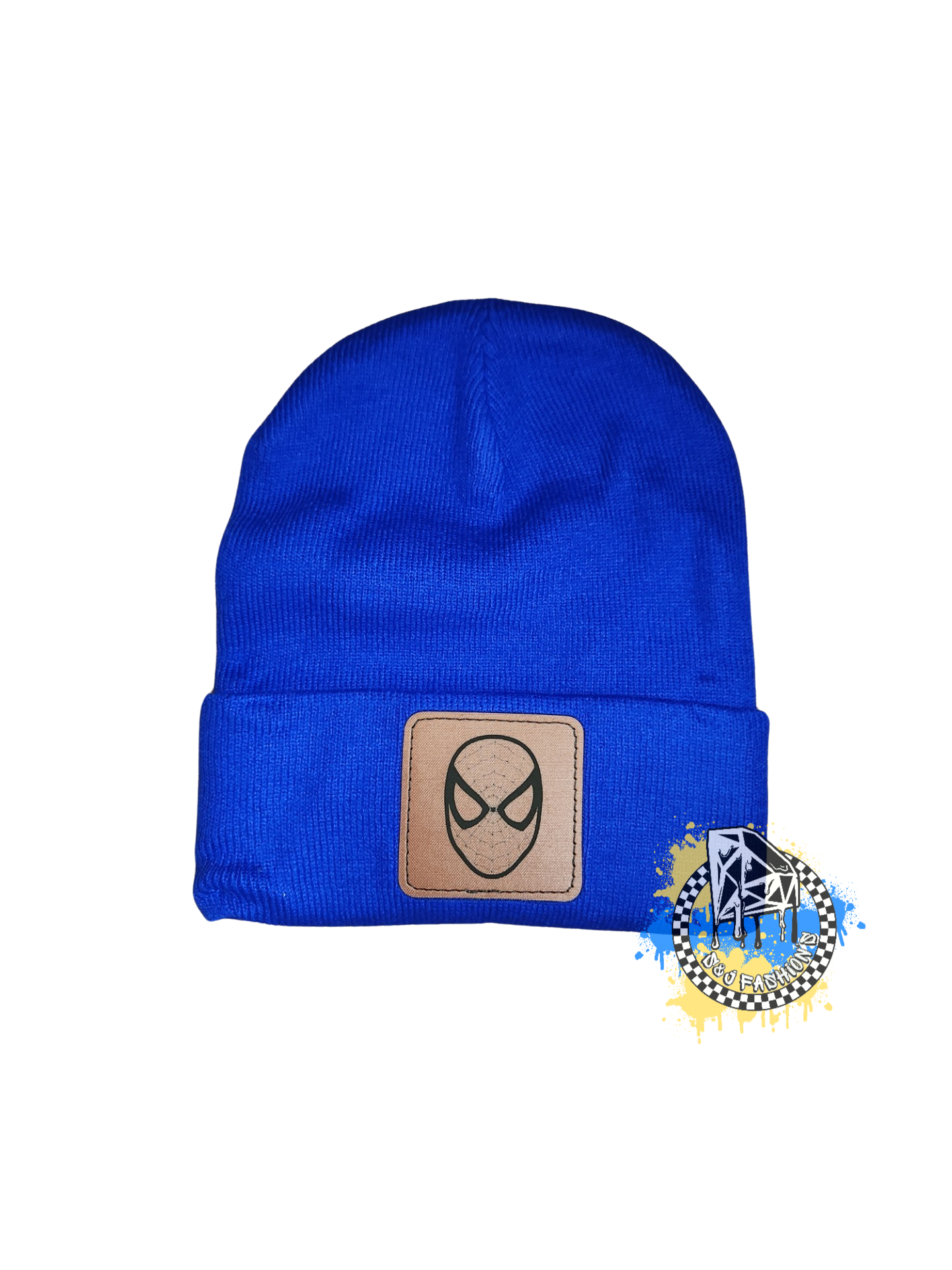 Spiderman Head Patch Beanie