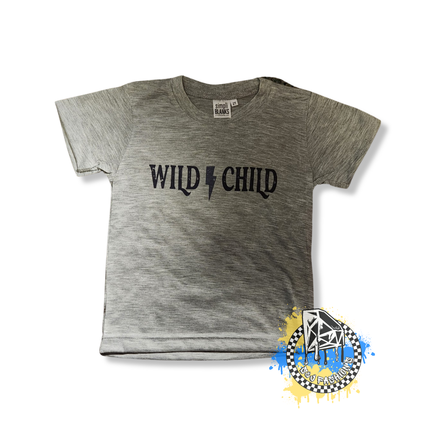 Wild Child Girls Shirt Boys Shirt