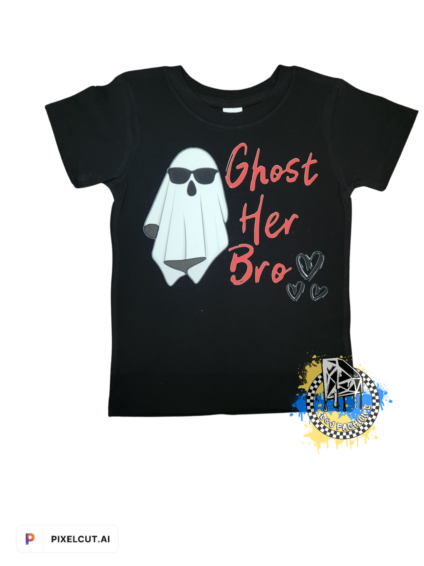 Ghost Her Bro Valentine's Mens Shirt Ladies Shirt Girls Shirt Boys Shirt