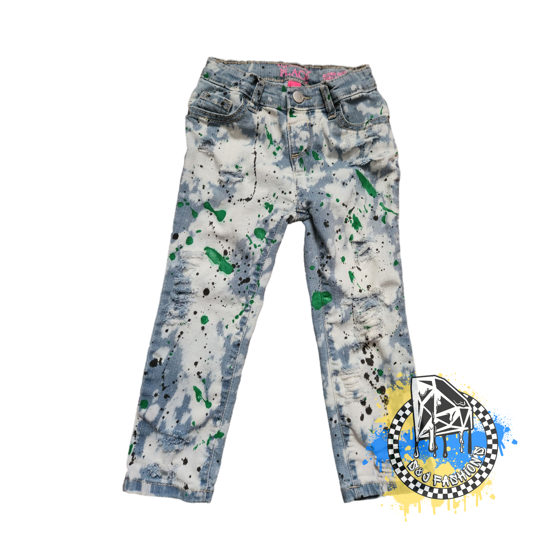 Lucky Boys Distressed Jeans Girls Distressed Jeans St. Patrick's