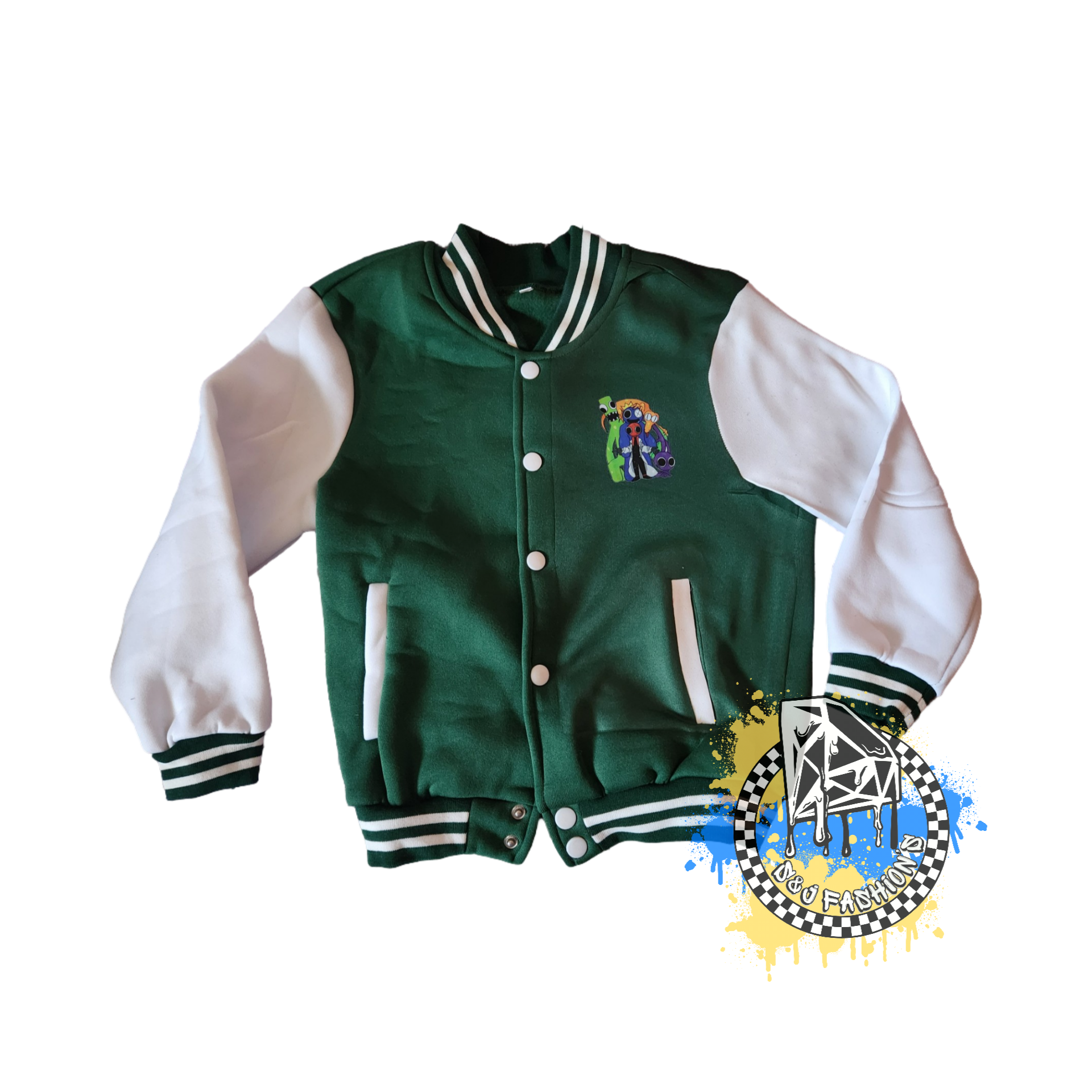 Rainbow Friends Varsity Jacket