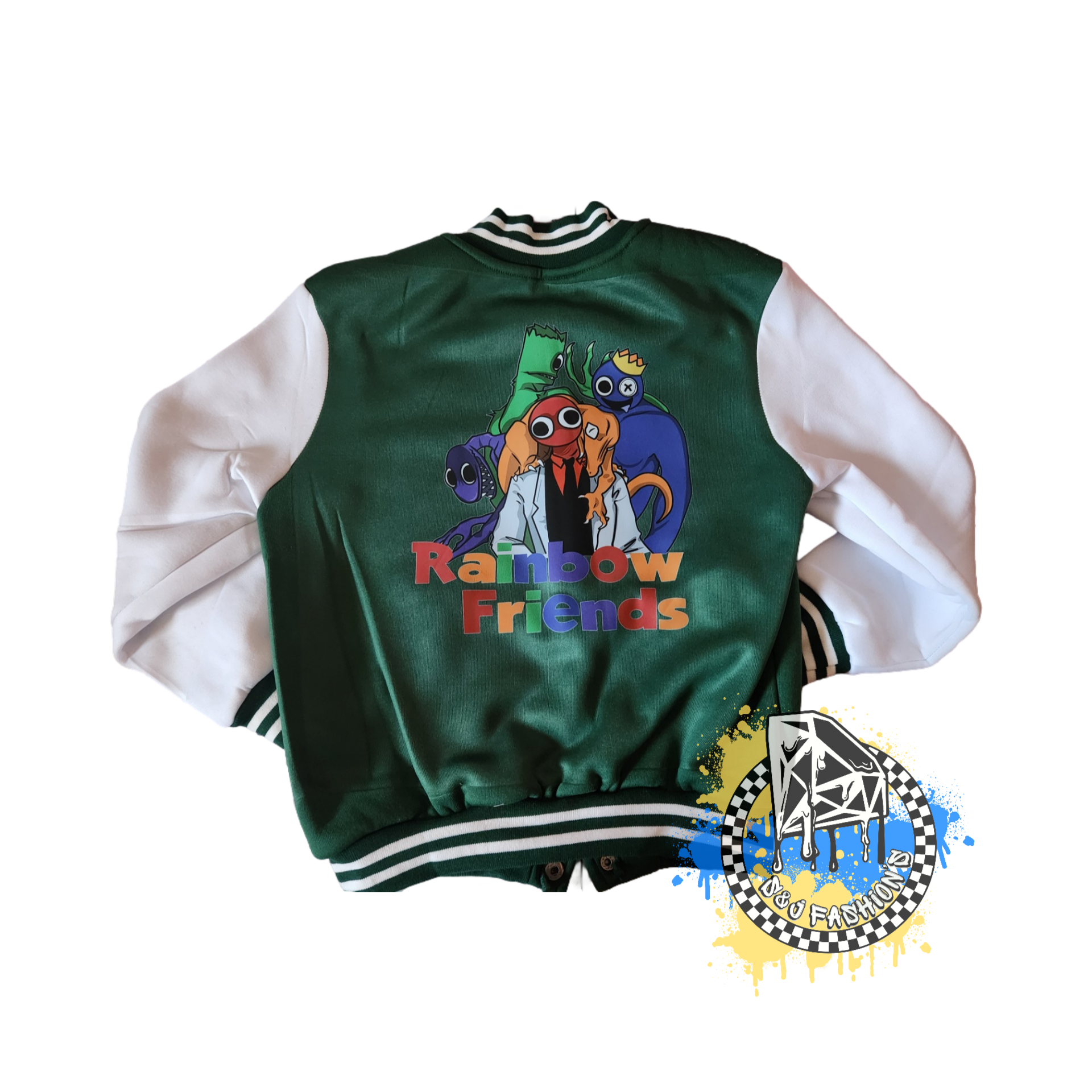 Rainbow Friends Varsity Jacket