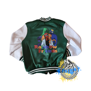 Rainbow Friends Varsity Jacket