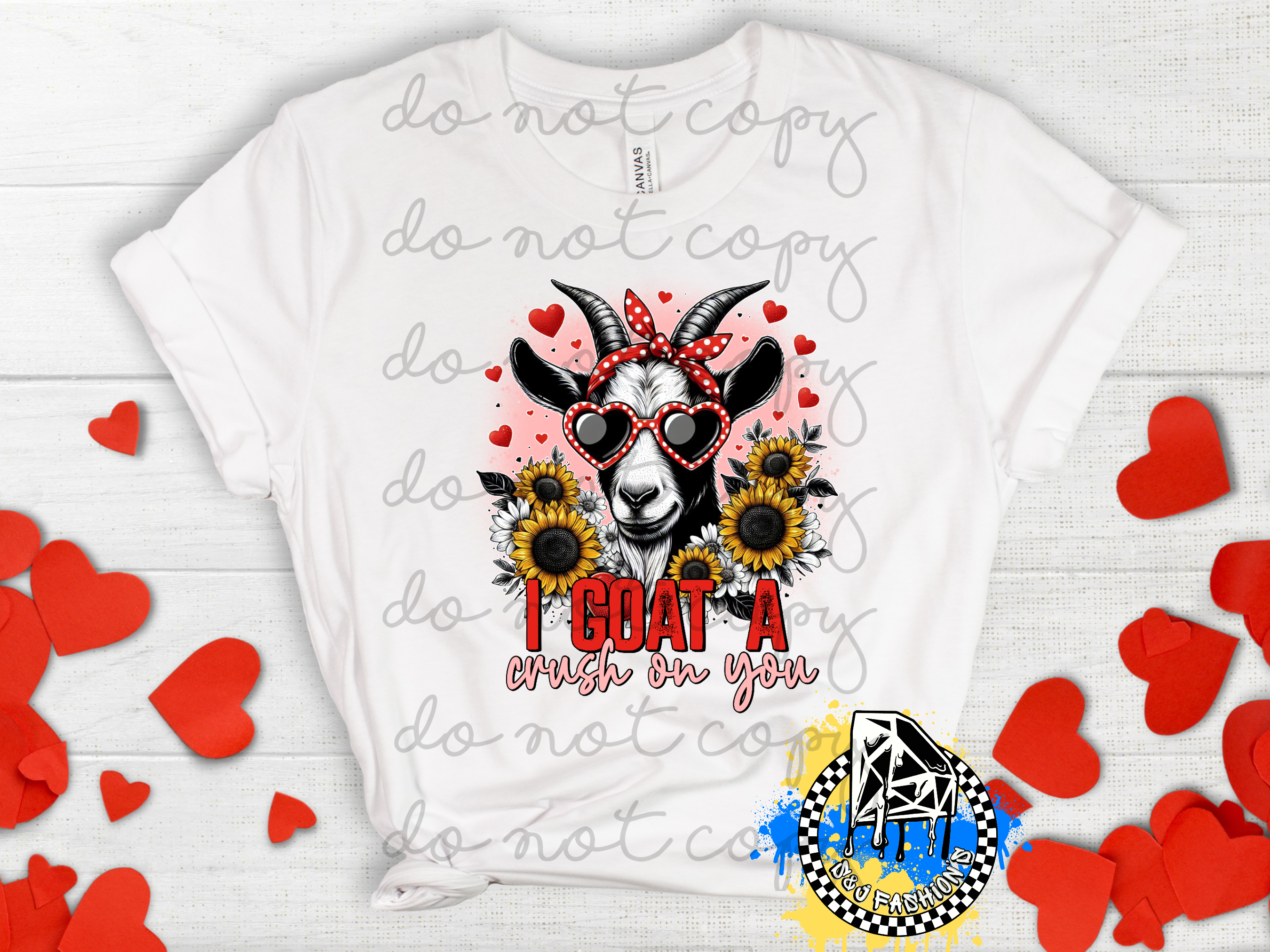 I Goat A Crush On You Valentine's Mens Shirt Ladies Shirt Girls Shirt Boys Shirt