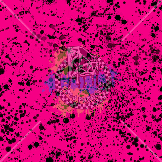 Black Splatter Handmade