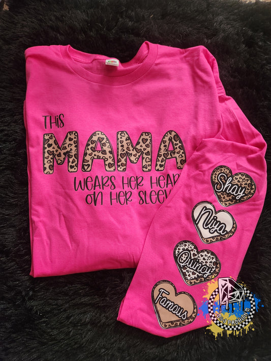 Mama Personalized Ladies Shirt