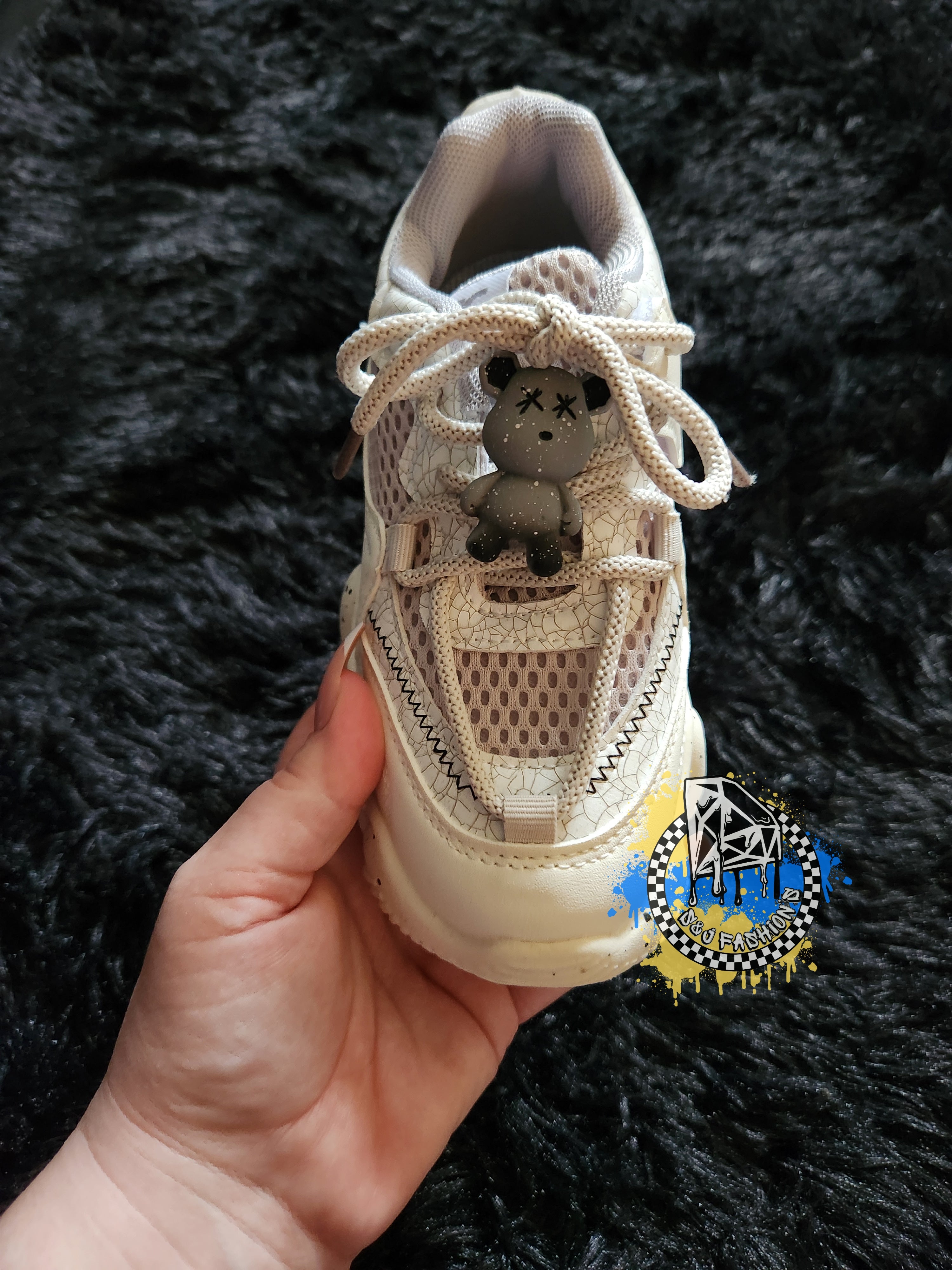 Teddy Bear Shoes Cream