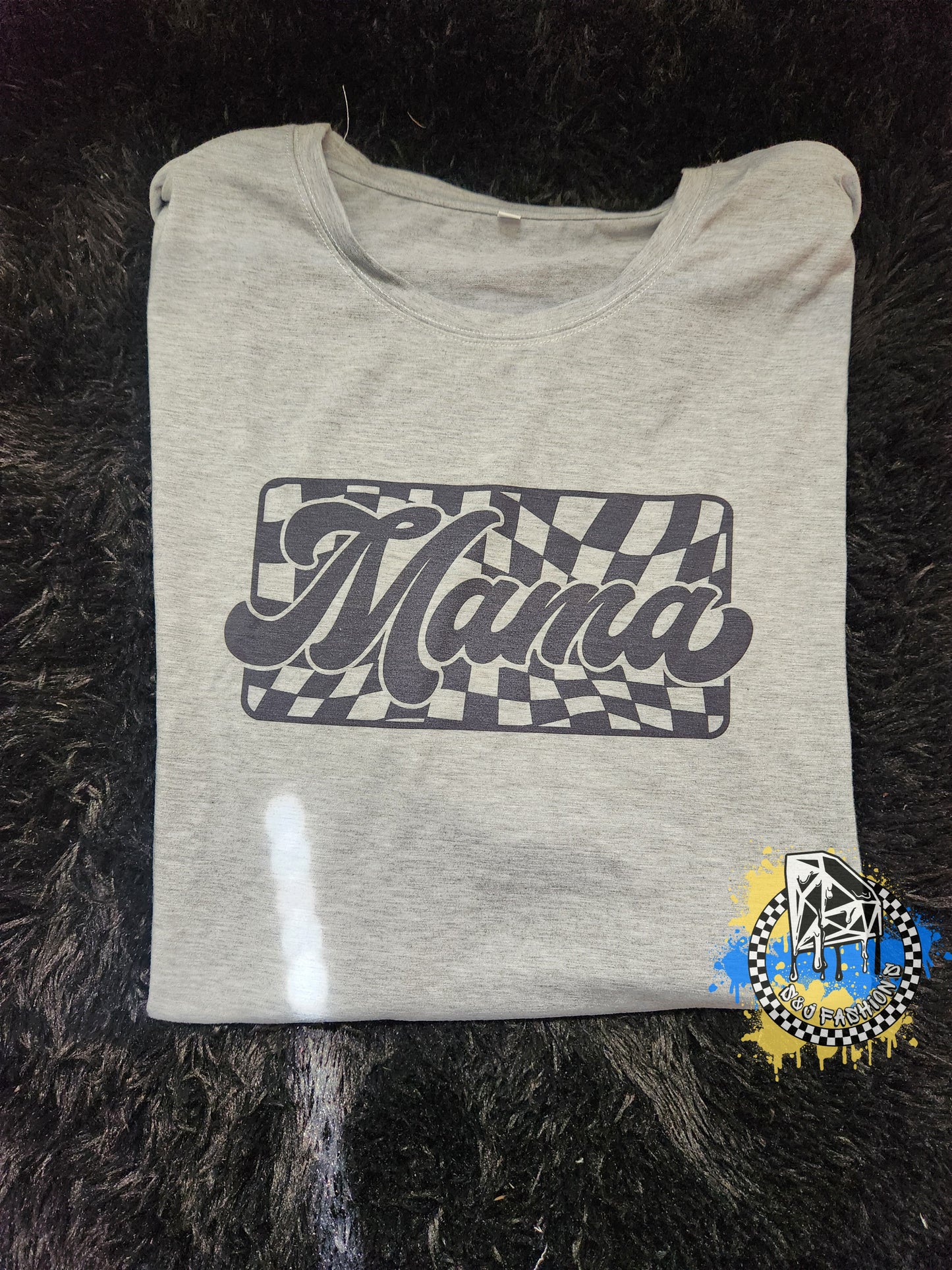 Checker Mama Ladies Shirt