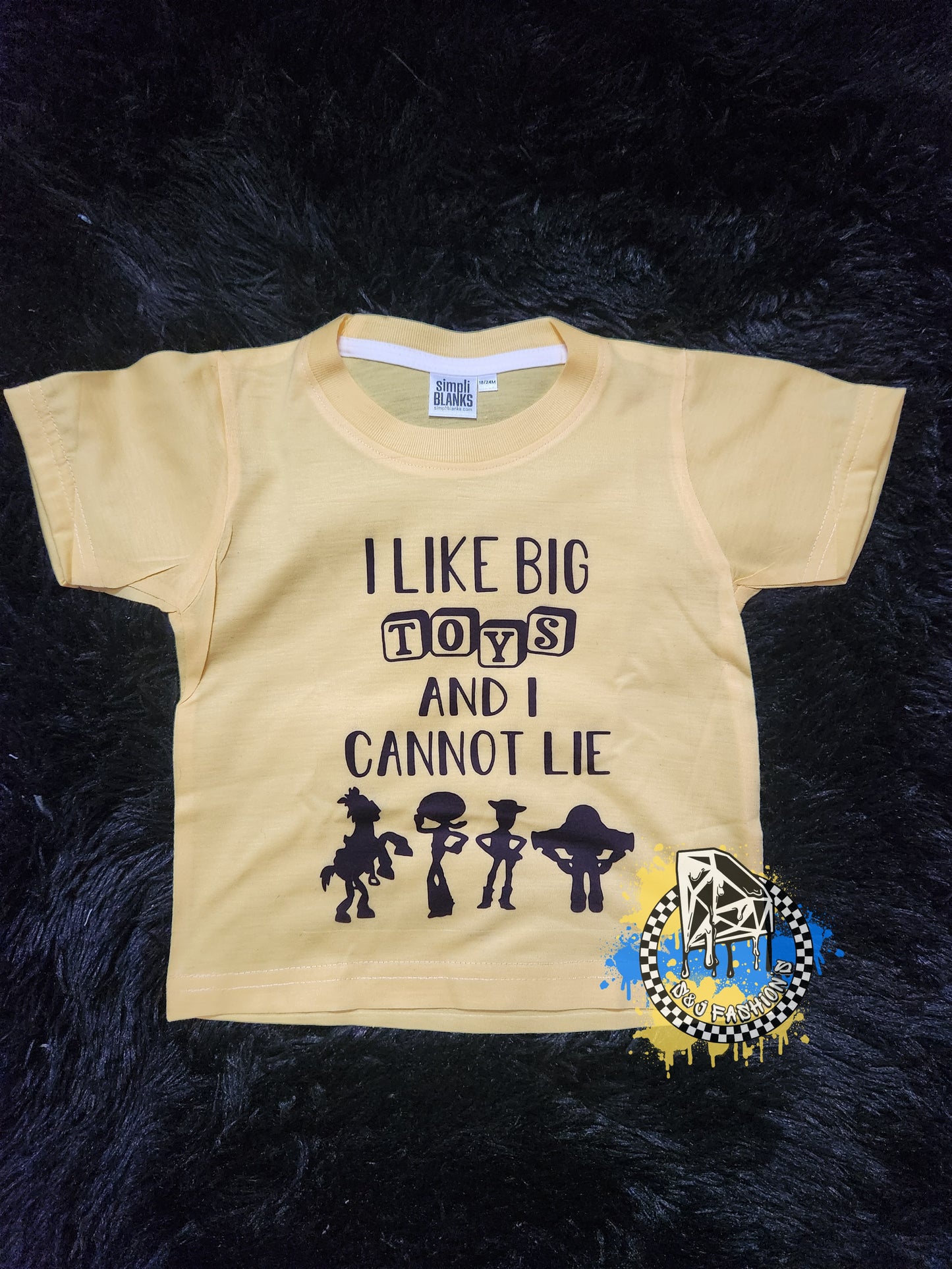 I like big toys and I cannot lie Toy Story Boys Shirt Girls Shirt