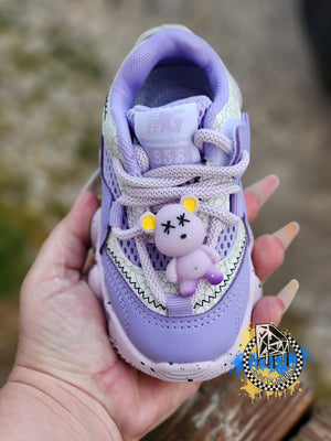 Teddy Bear Shoes Purple