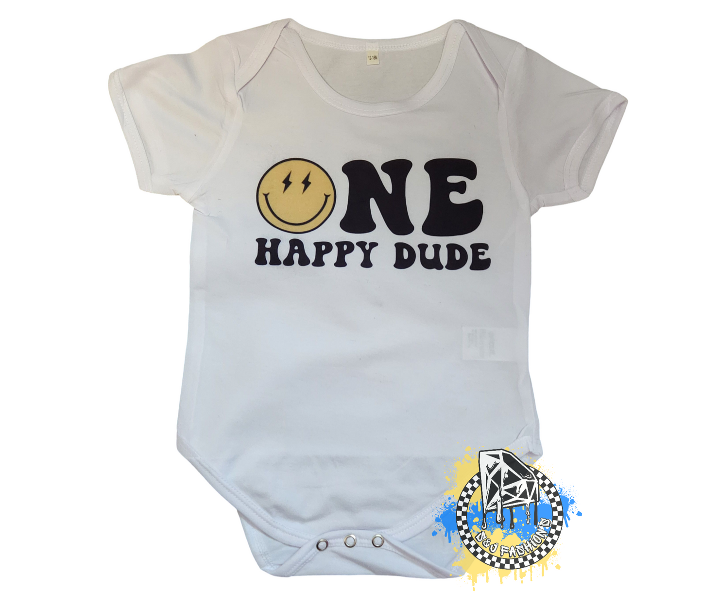 One Happy Dude Boys Shirt Birthday