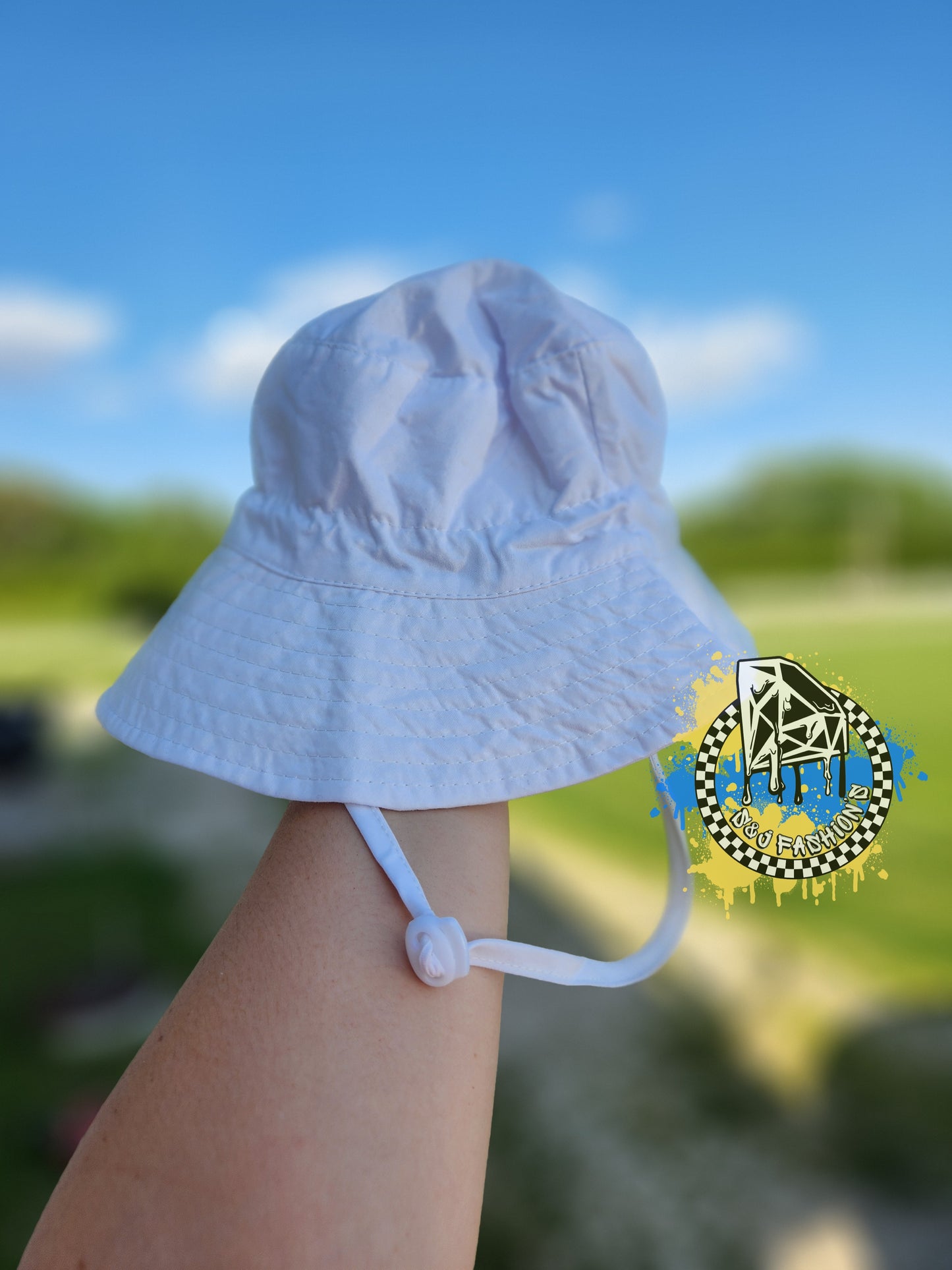 White Bucket Hat