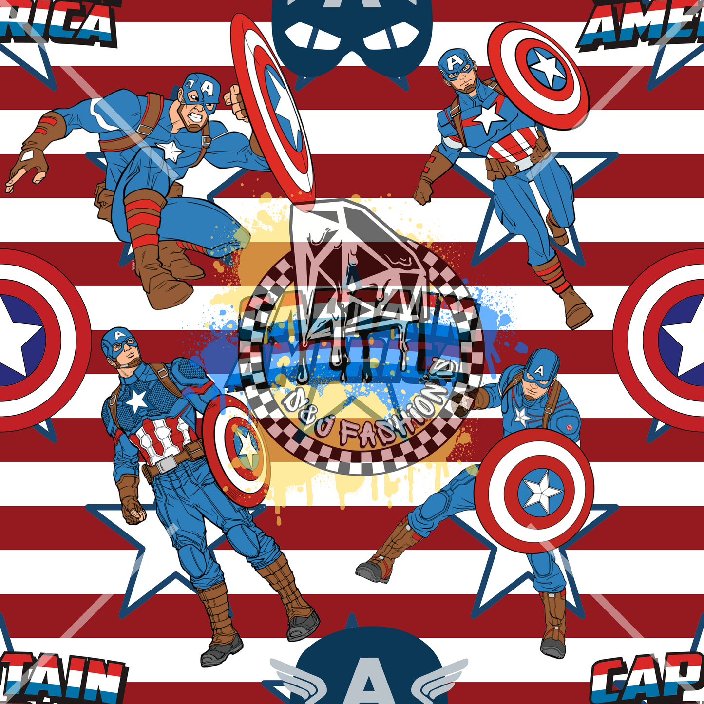 Captain America Superhero Handmade