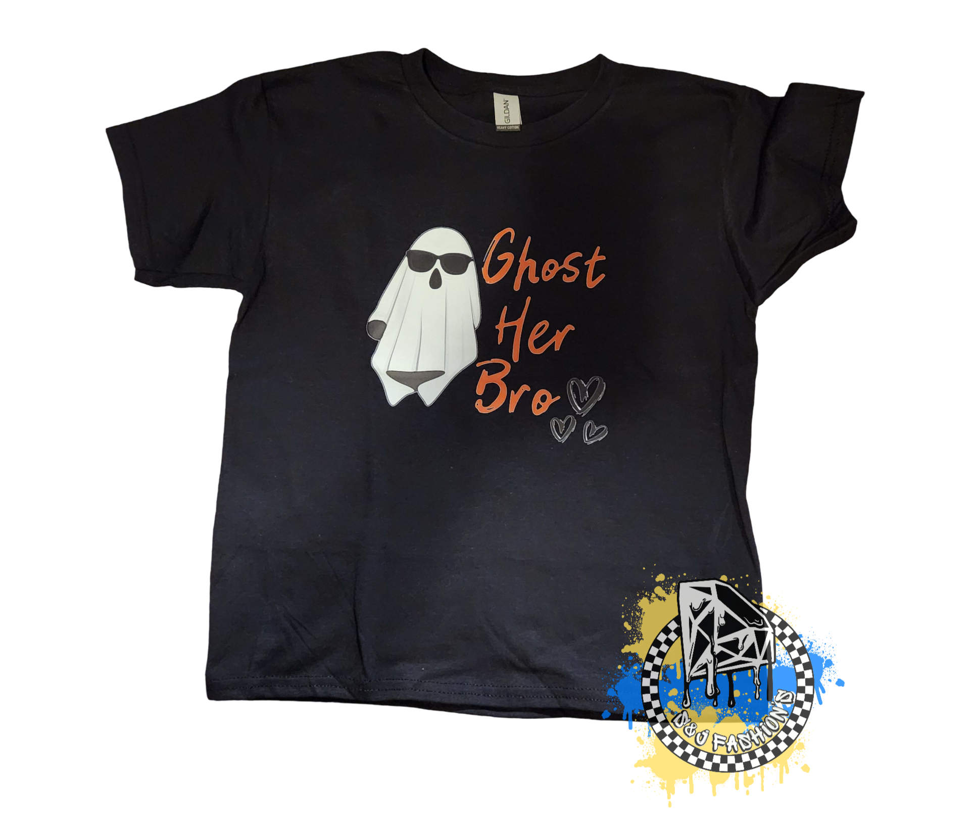 Ghost Her Bro Valentine's Mens Shirt Ladies Shirt Girls Shirt Boys Shirt