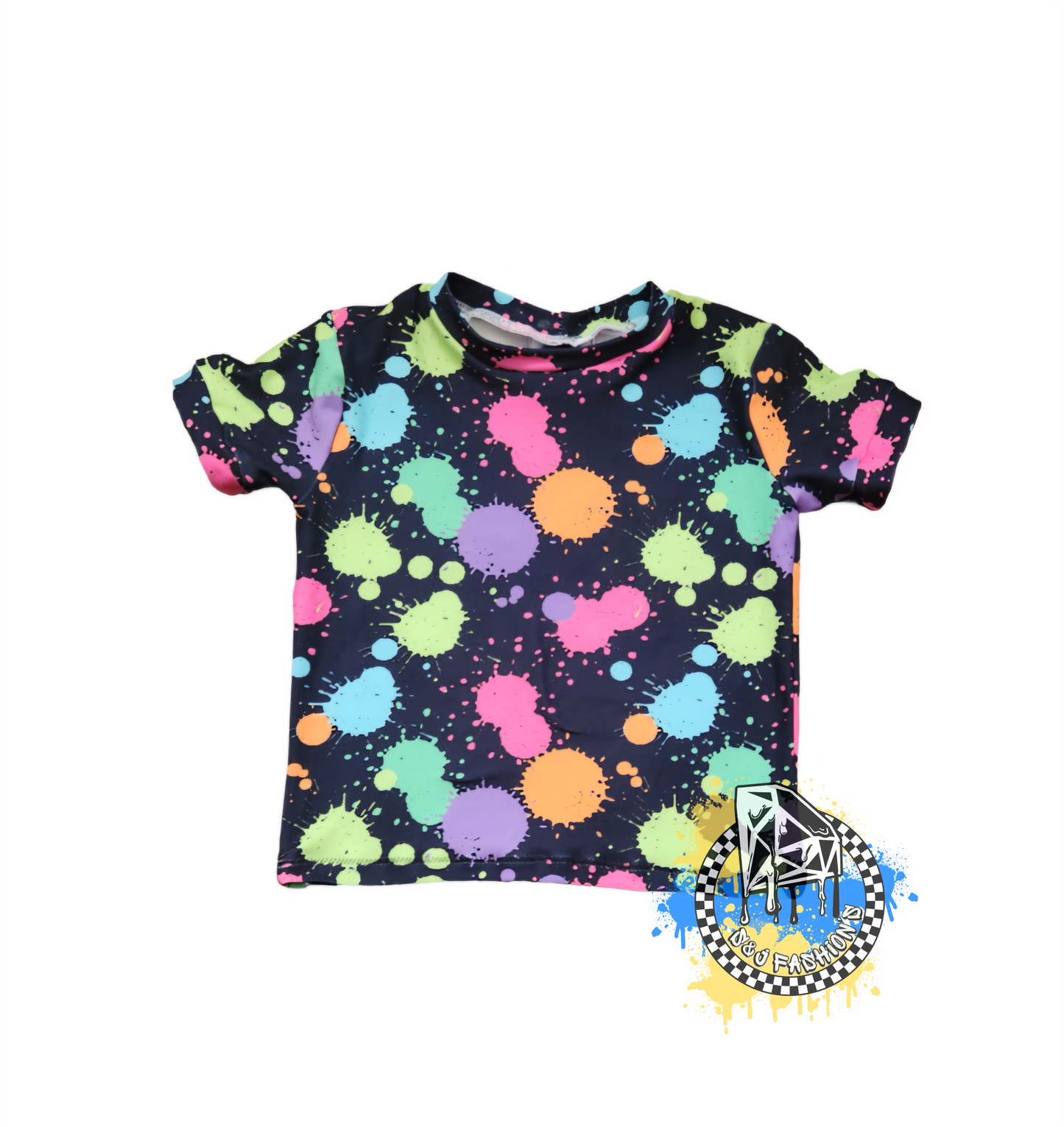 Neon Splatter Handmade