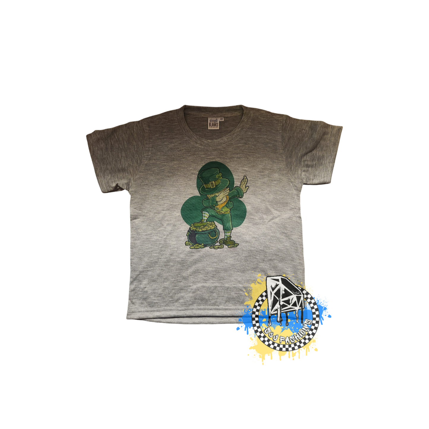 Dabbing Leprechaun St. Patrick's Boy Shirt Girls Shirt