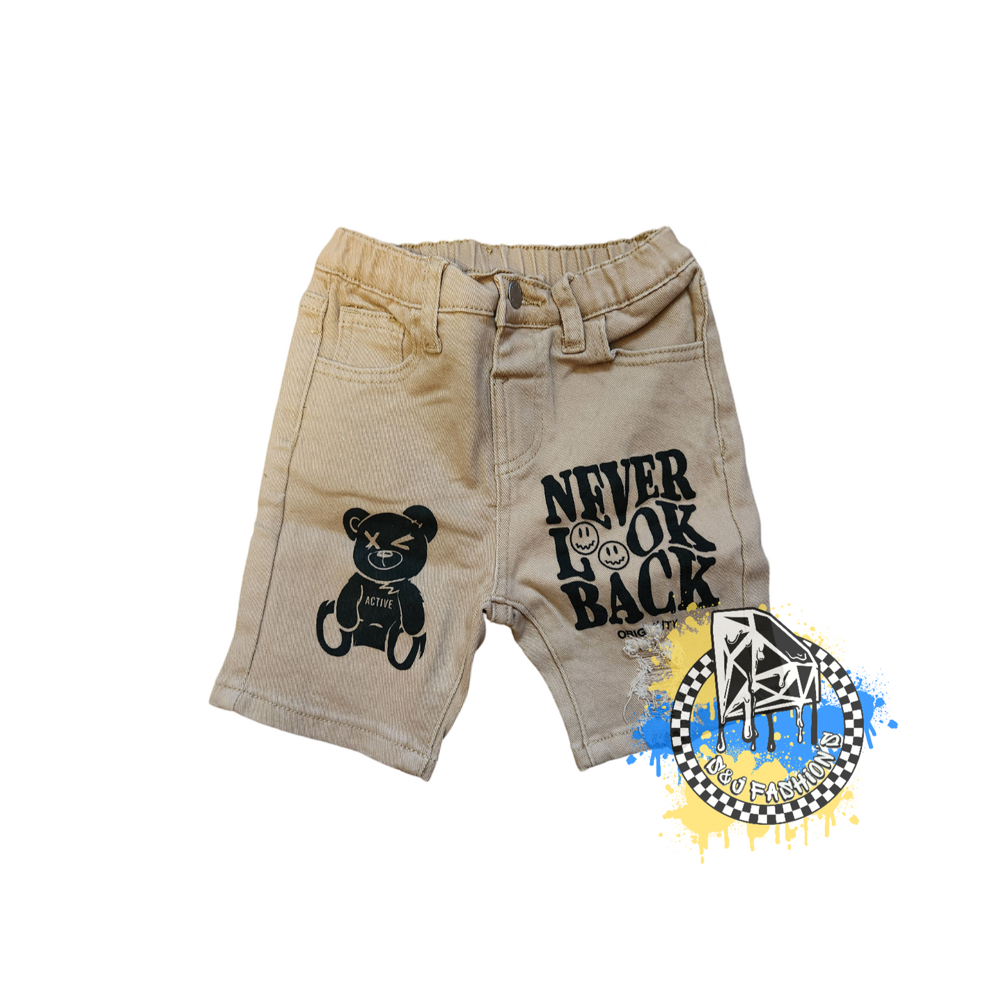 Boys Distressed Shorts