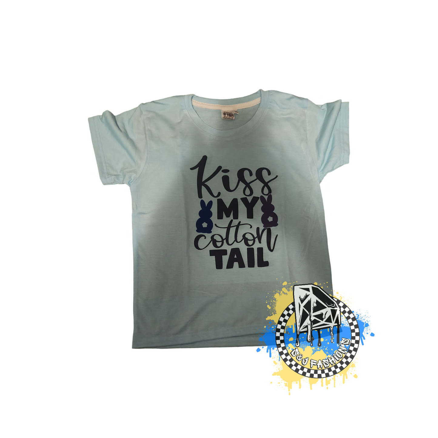 Kiss My Cotton Tail Boys Shirt Girl Shirt Easter