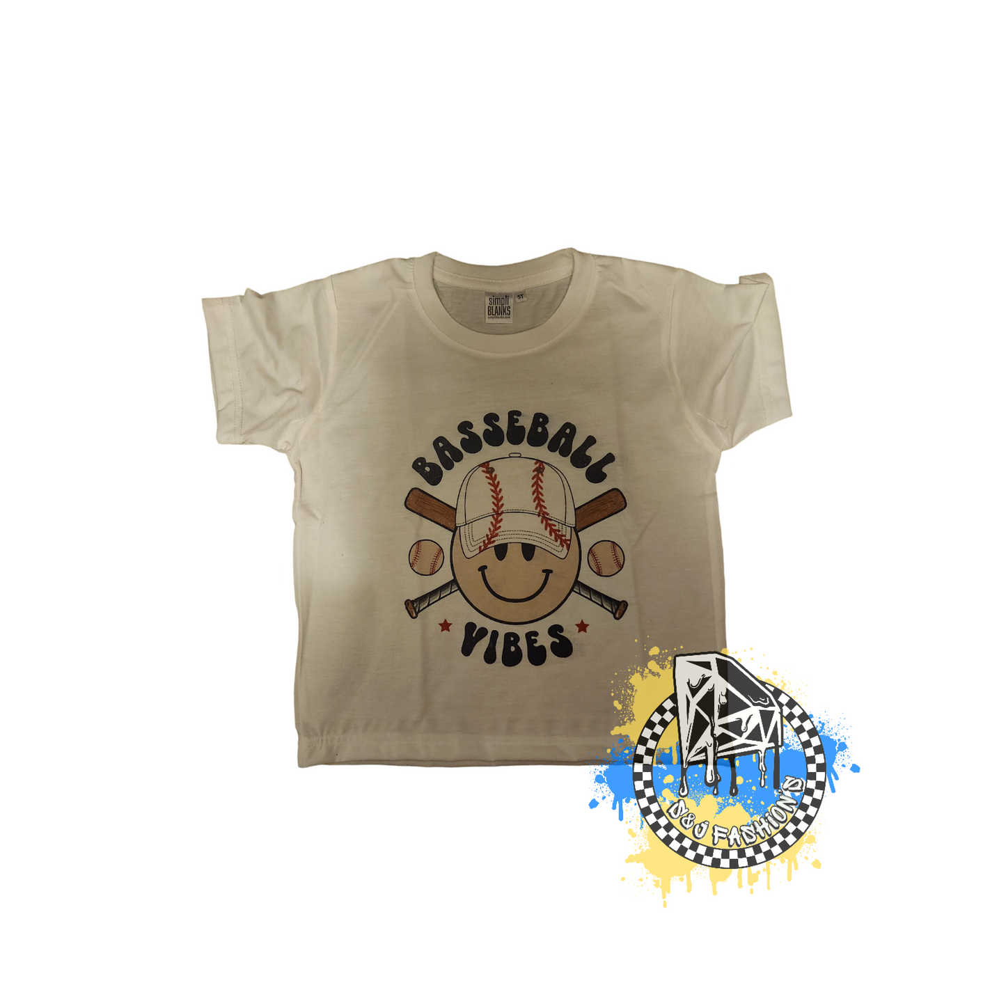 Basseball Vibes Boys Shirt Girls Shirt Ladies Shirt Mens Shirt