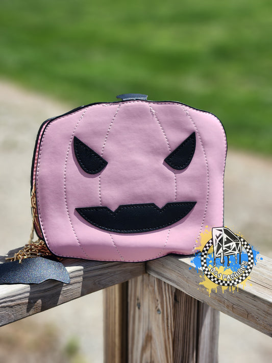 Pink Pumpkin Bag Halloween