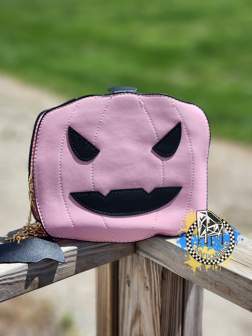 Pink Pumpkin Bag Halloween