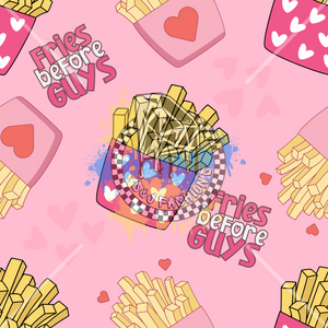 Fries Before Guys Valentines Handmade