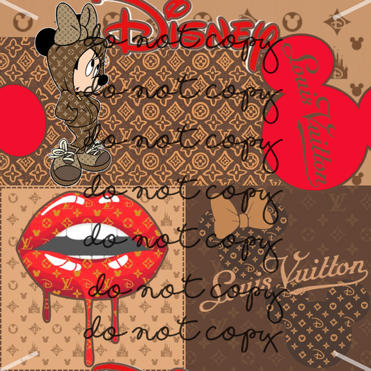 Minnie LV Handmade