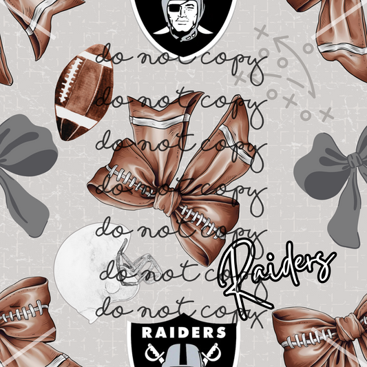 Raiders NFL Handmade Football